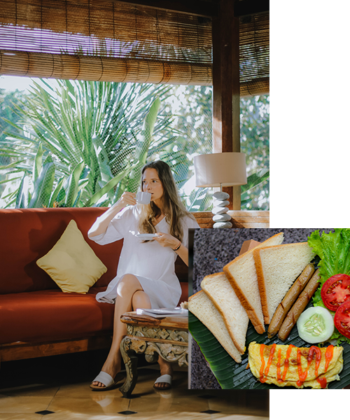 breakfast alam puri residence